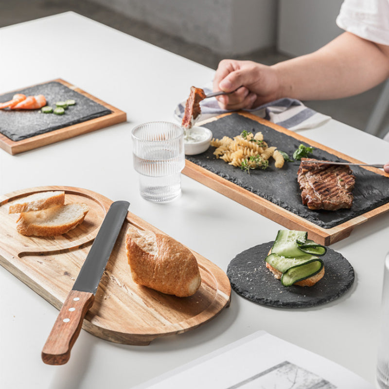 Acacia wood serving board