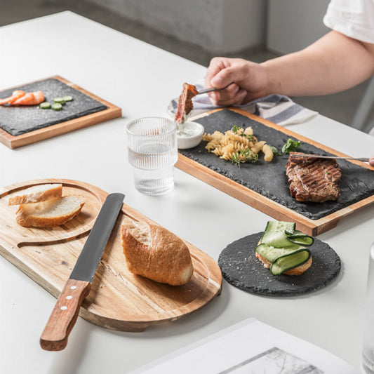 Acacia wood serving board
