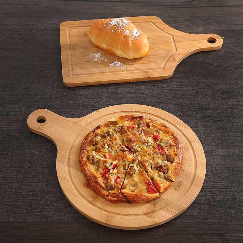 Bamboo fiber pizza and serving board