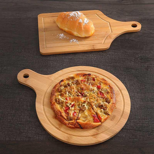 Bamboo fiber pizza and serving board