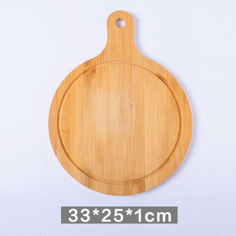 33x18cm modern bamboo cutting board and serving tray on a table.